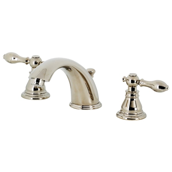 American Classic Widespread Bathroom Faucet W/Retail Pop-Up, Nickel